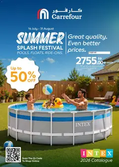 Preview of the catalogue Carrefour Summer Splash Festival of store Carrefour valid from 14 Jul, 2026