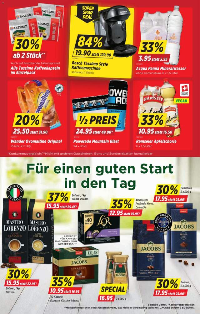 Neue Denner Aktionen ab 03.09.
