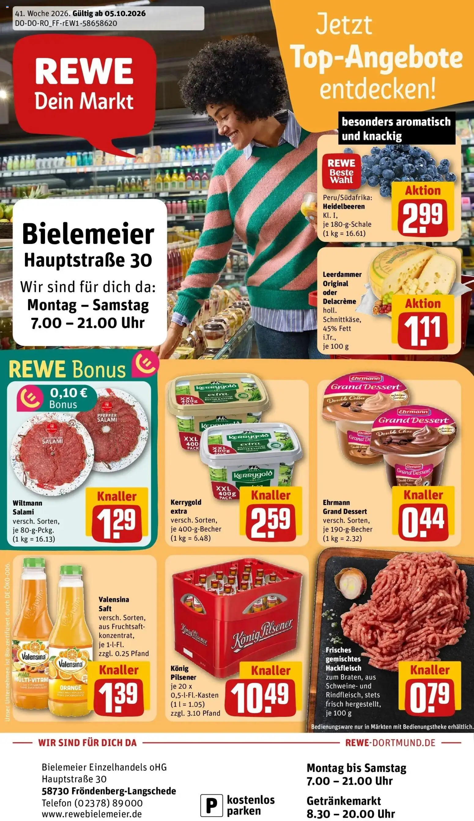 Vorschau von dem Prospekt des Geschäftes Rewe, gültig ab dem 05.10.2026