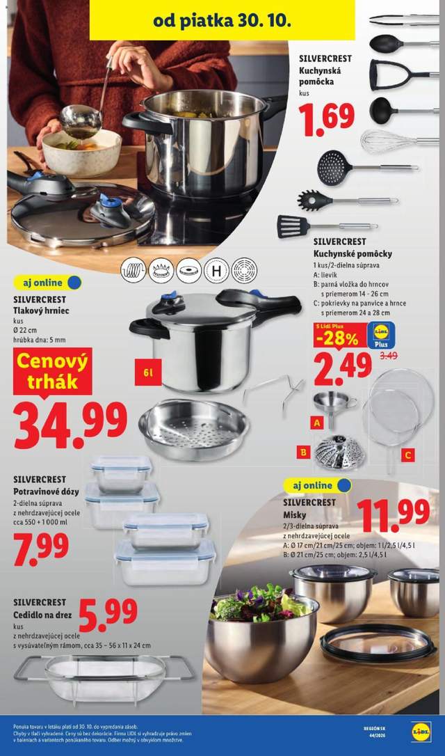 Nový Lidl leták od 26.10.