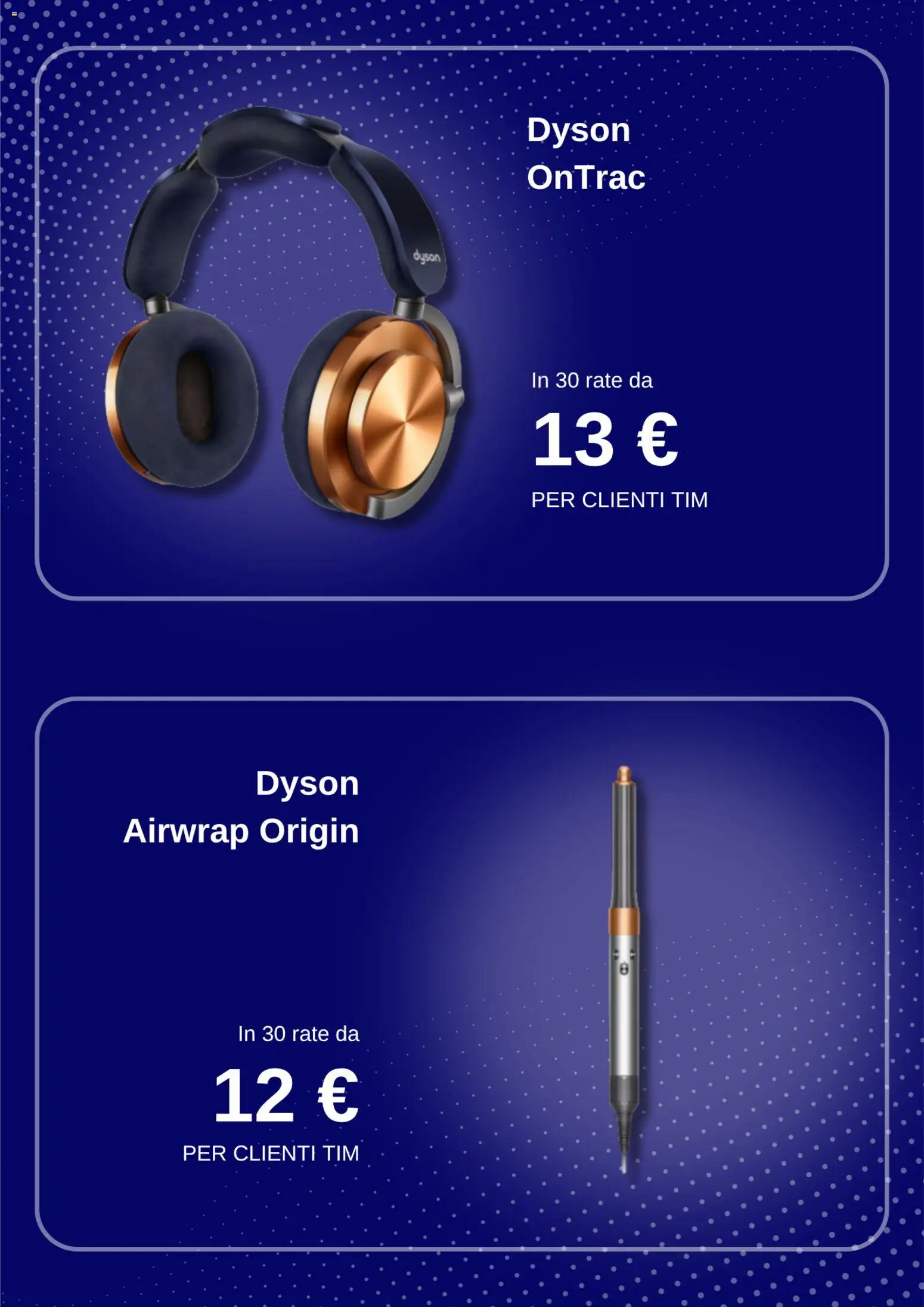 Anteprima dell'opuscolo TIM volantino dal negozio TIM valido da 22/10/2026 - Dyson