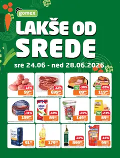 Pregled Gomex kataloga - važi od 24.06.2026