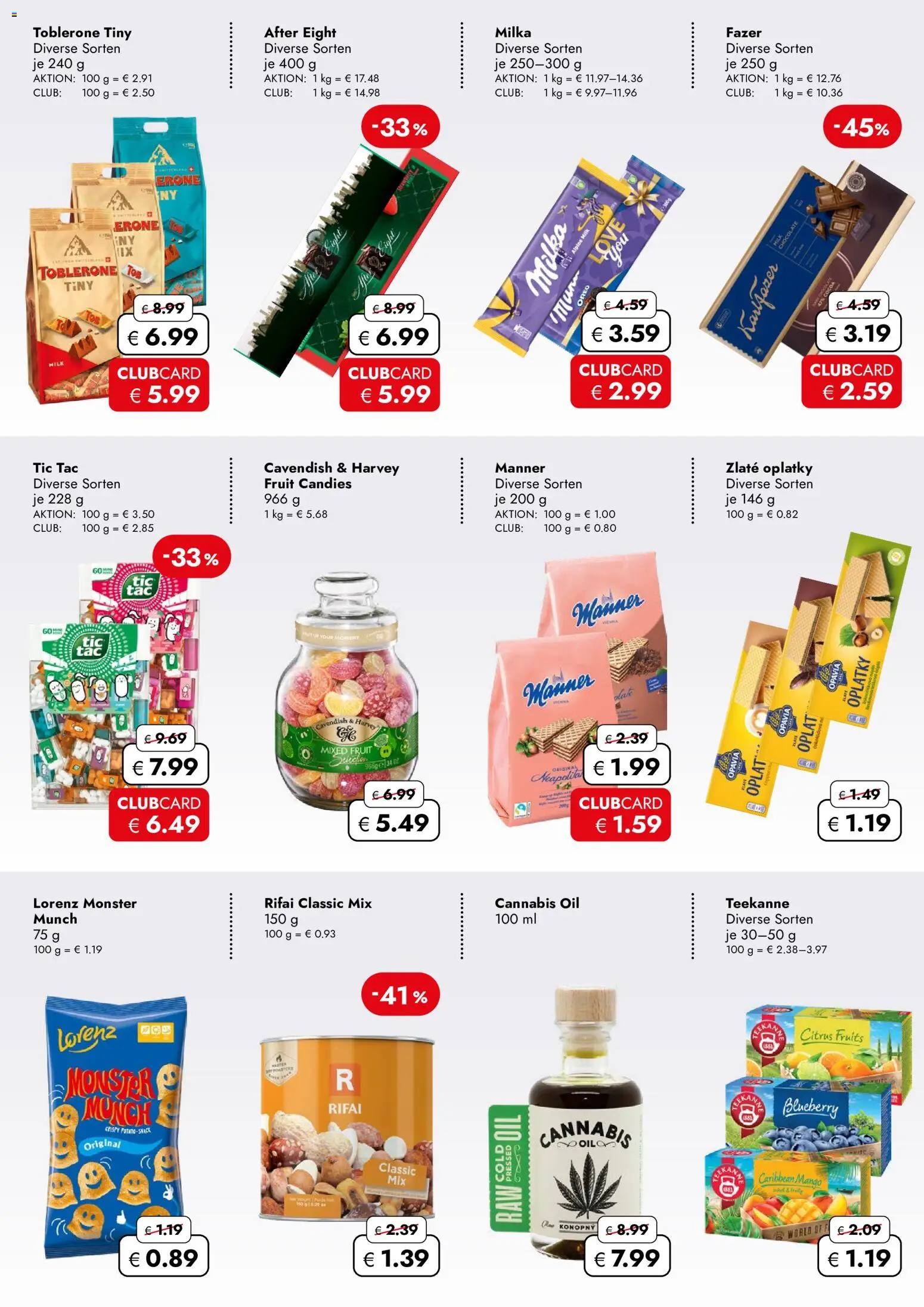 Vorschau von dem Prospekt des Geschäftes Travel Free, gültig ab dem 04.09.2026 - Mango, Monster, Teekanne, Milka