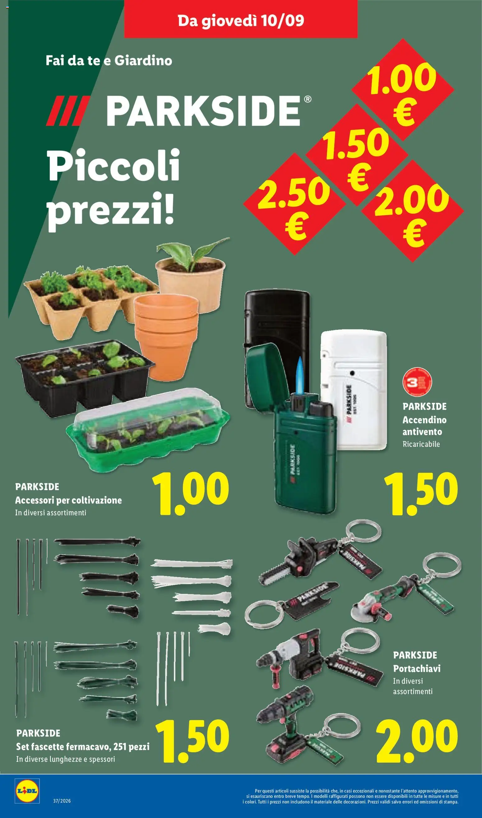 Anteprima dell'opuscolo Lidl volantino dal negozio Lidl valido da 10/09/2026 - Tè, Fascette