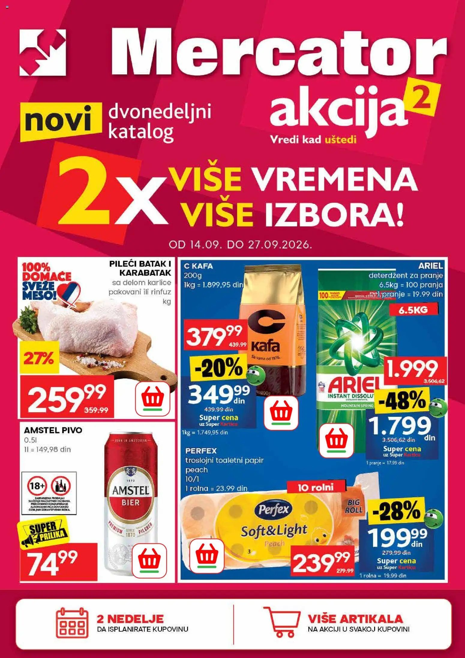 Pregled Mercator kataloga - važi od 14.09.2026