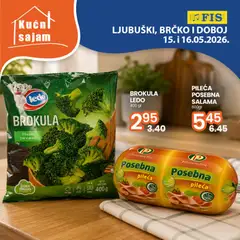 Pregled letka FIS ljuboški, brčko i doboj trgovine FIS vrijedi od 15.05.2026