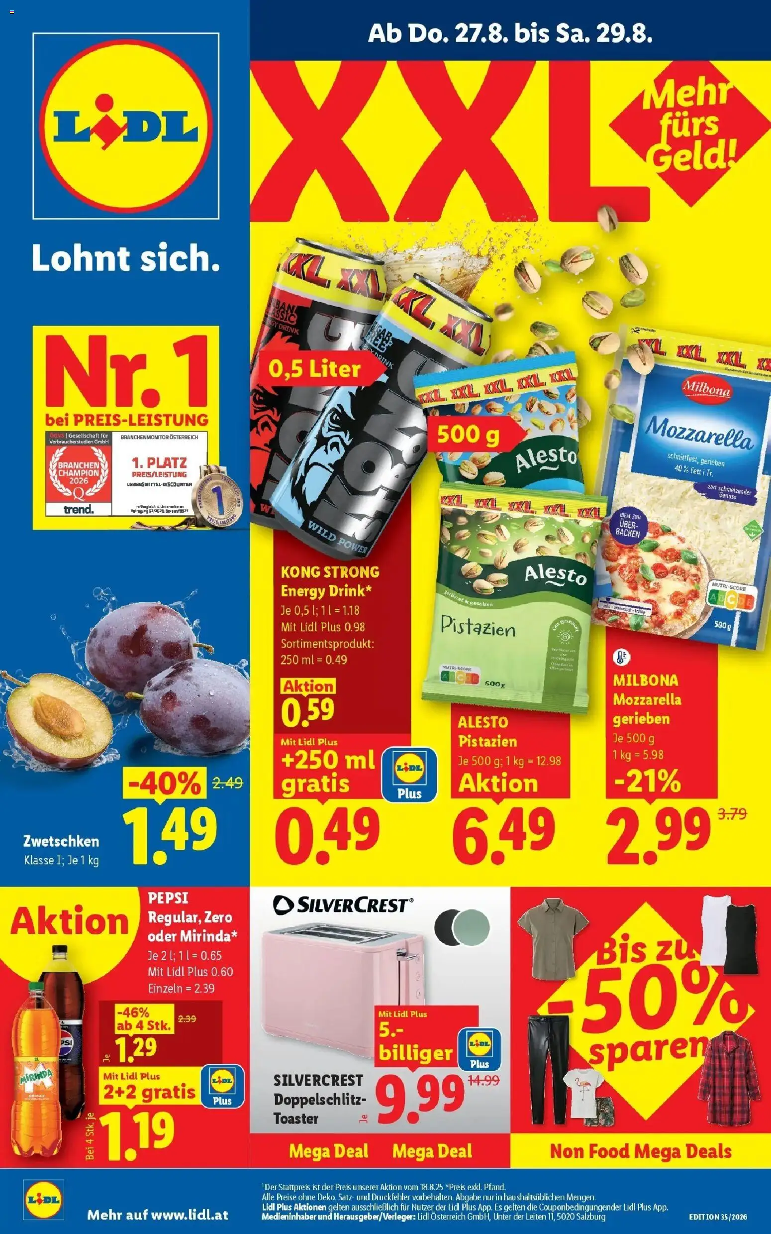 Vorschau der Angebote: Lidl Lidl Flugblatt - Wien gültig ab 27.08.2026