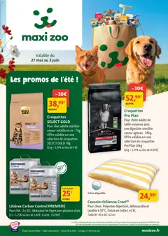 Prévisualisation de Maxi ZOO catalogue du magasin Maxi ZOO formulaire valide 27/05/2026