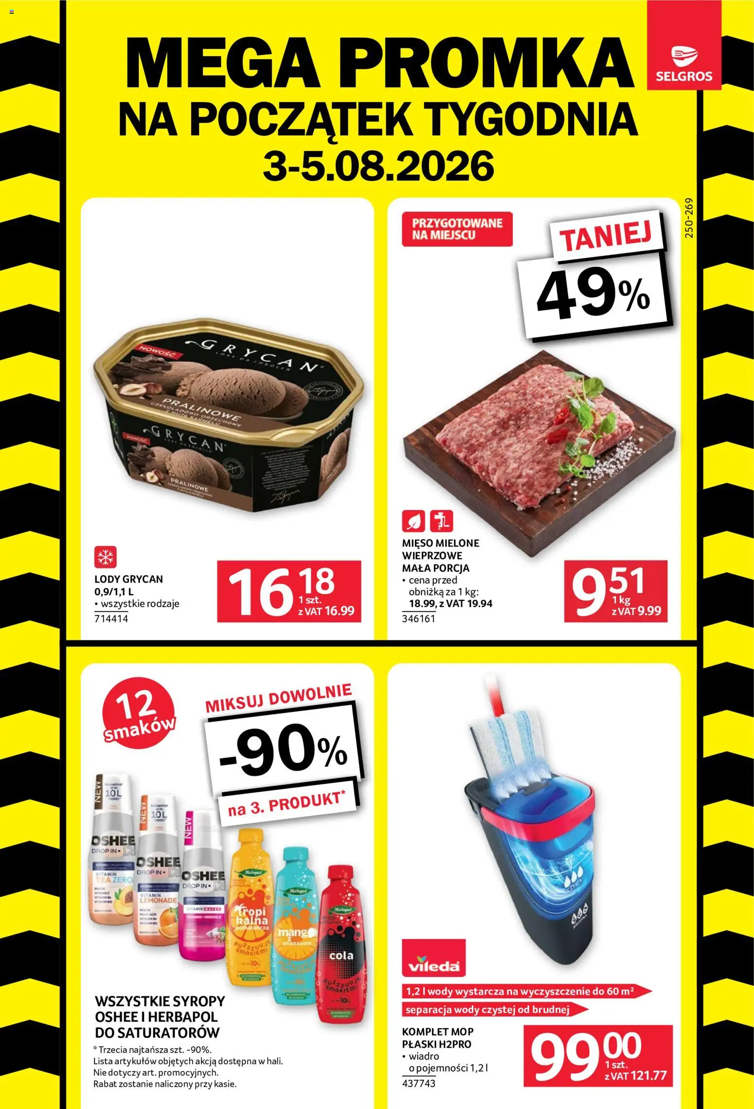 Pogląd gazetki "Selgros cash&carry gazetka - Mega Promka" ze sklepu Selgros cash&carry ważnej od 03.08.2026