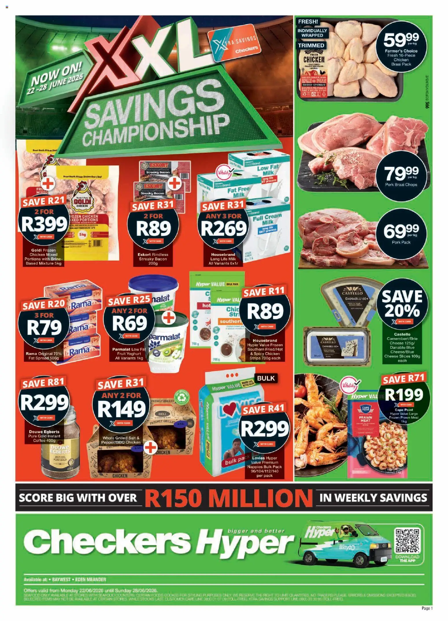 Preview of Checkers flyer valid from 22/06/2026