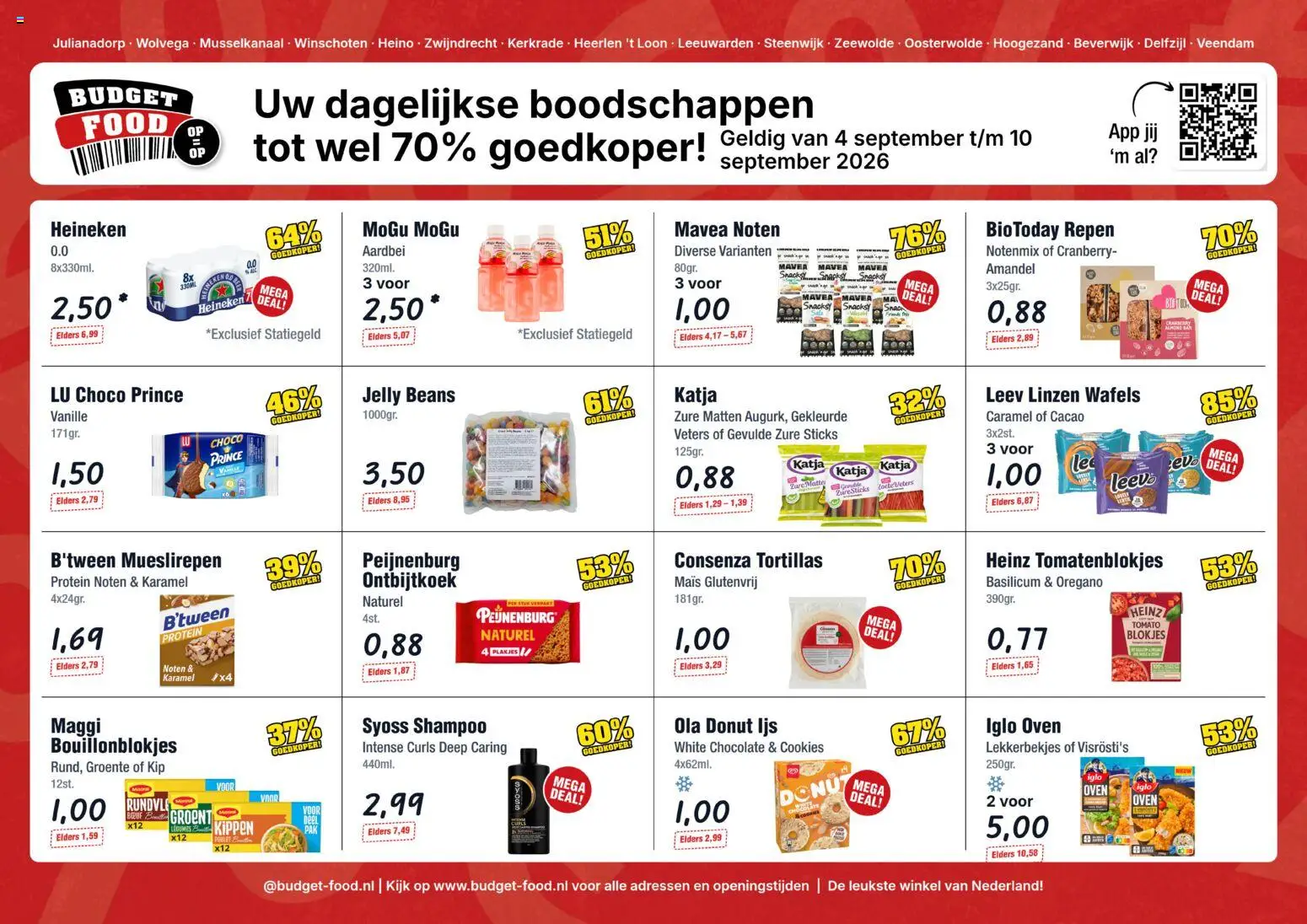 Voorbeeld van Budget Food folder van winkel Budget Food geldig vanaf 04-09-2026
