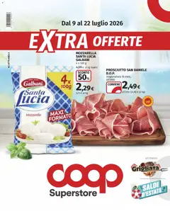 Anteprima dell'opuscolo COOP volantino Superstore Alessandria dal negozio COOP valido da 09/07/2026