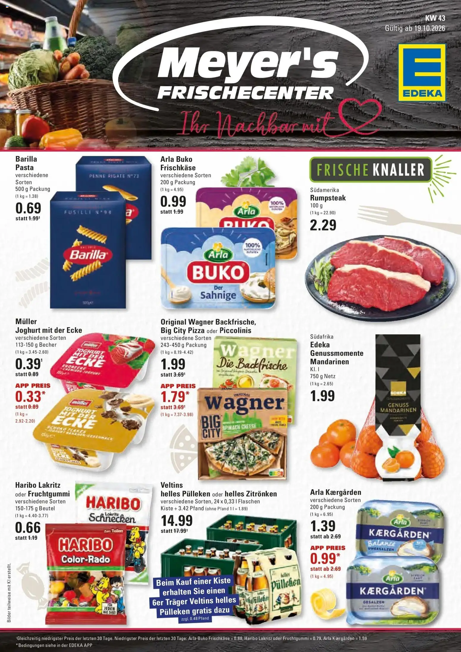 Vorschau von dem Prospekt des Geschäftes Edeka, gültig ab dem 19.10.2026