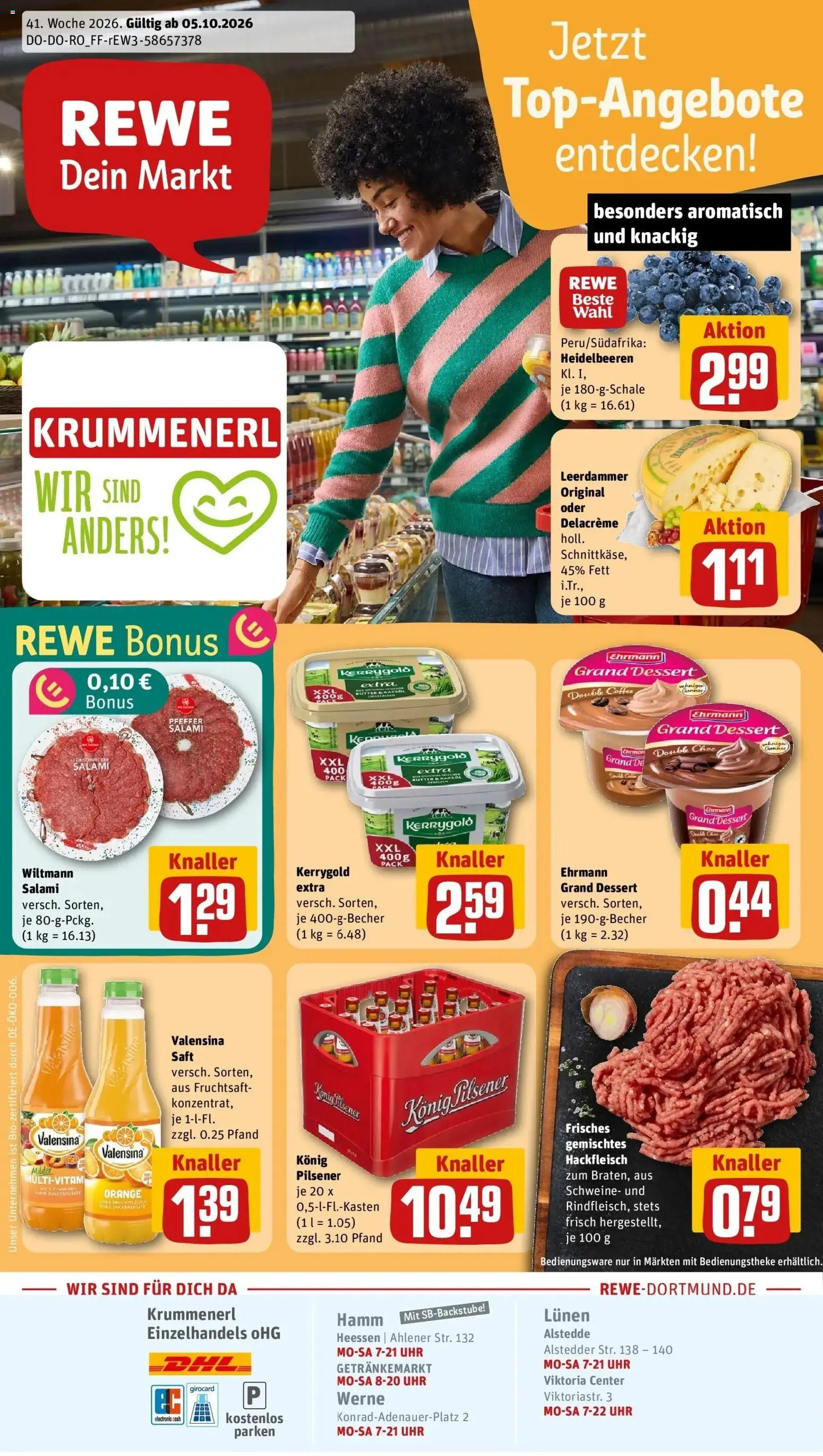 Vorschau von dem Prospekt des Geschäftes Rewe, gültig ab dem 05.10.2026