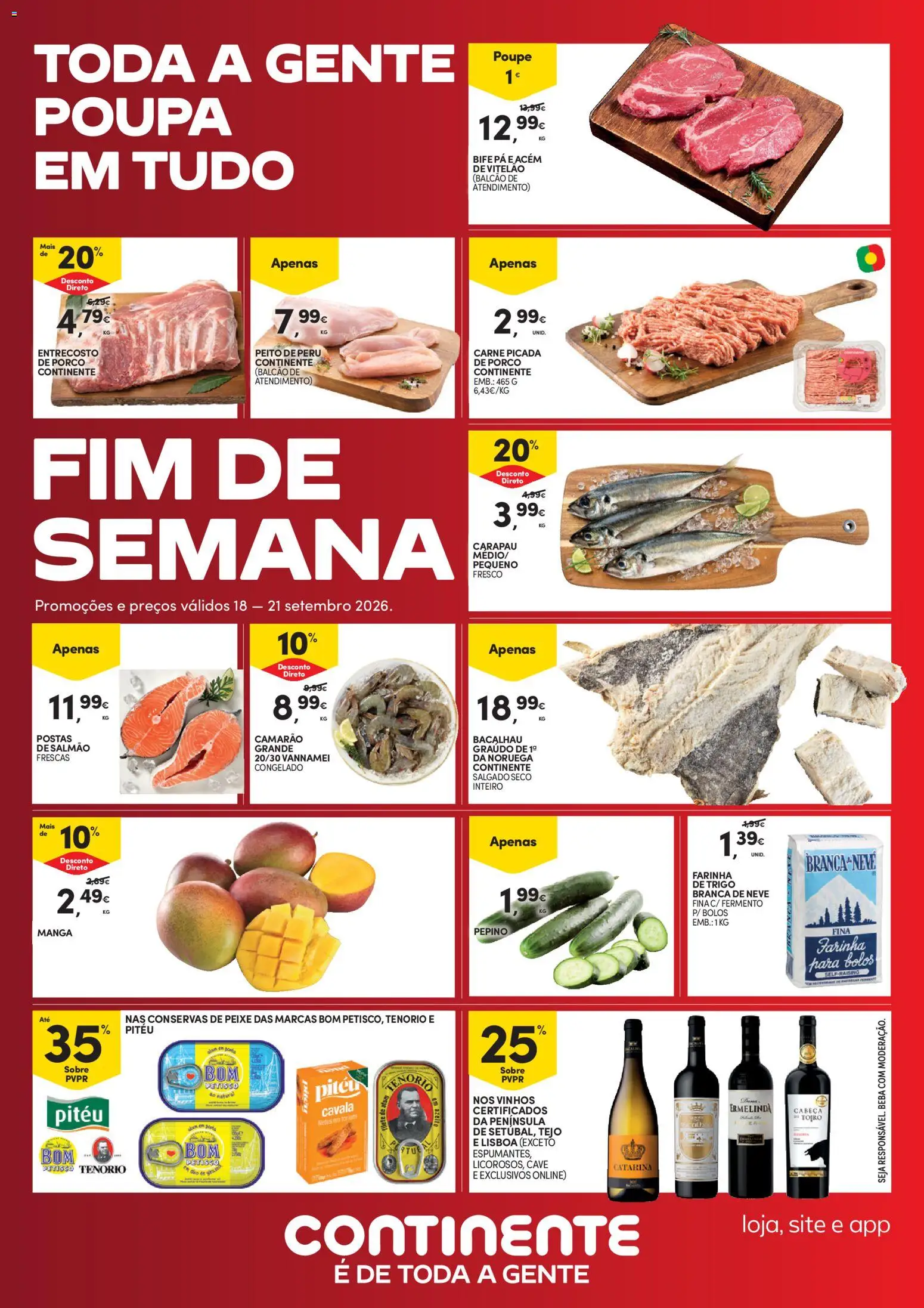 Pré-visualização do folheto da loja Continente válida a partir de 18/09/2026