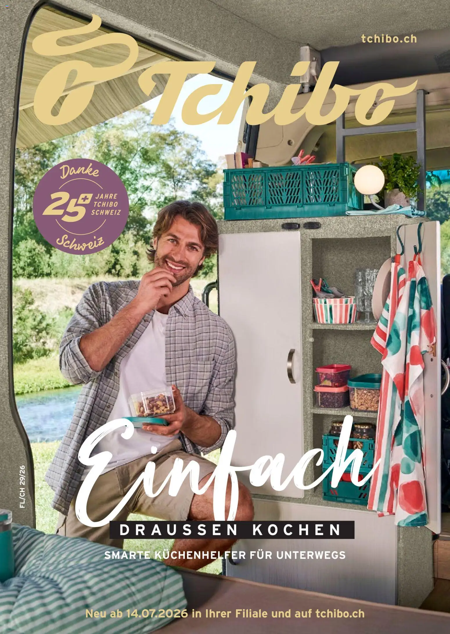 Vorschau des Merkblatts Tchibo aktionen Draußen kochen vom Shop Tchibo gültig von 14.07.2026 bis 