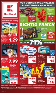 Vorschau von dem Prospekt des Geschäftes Kaufland, gültig ab dem 27.08.2026