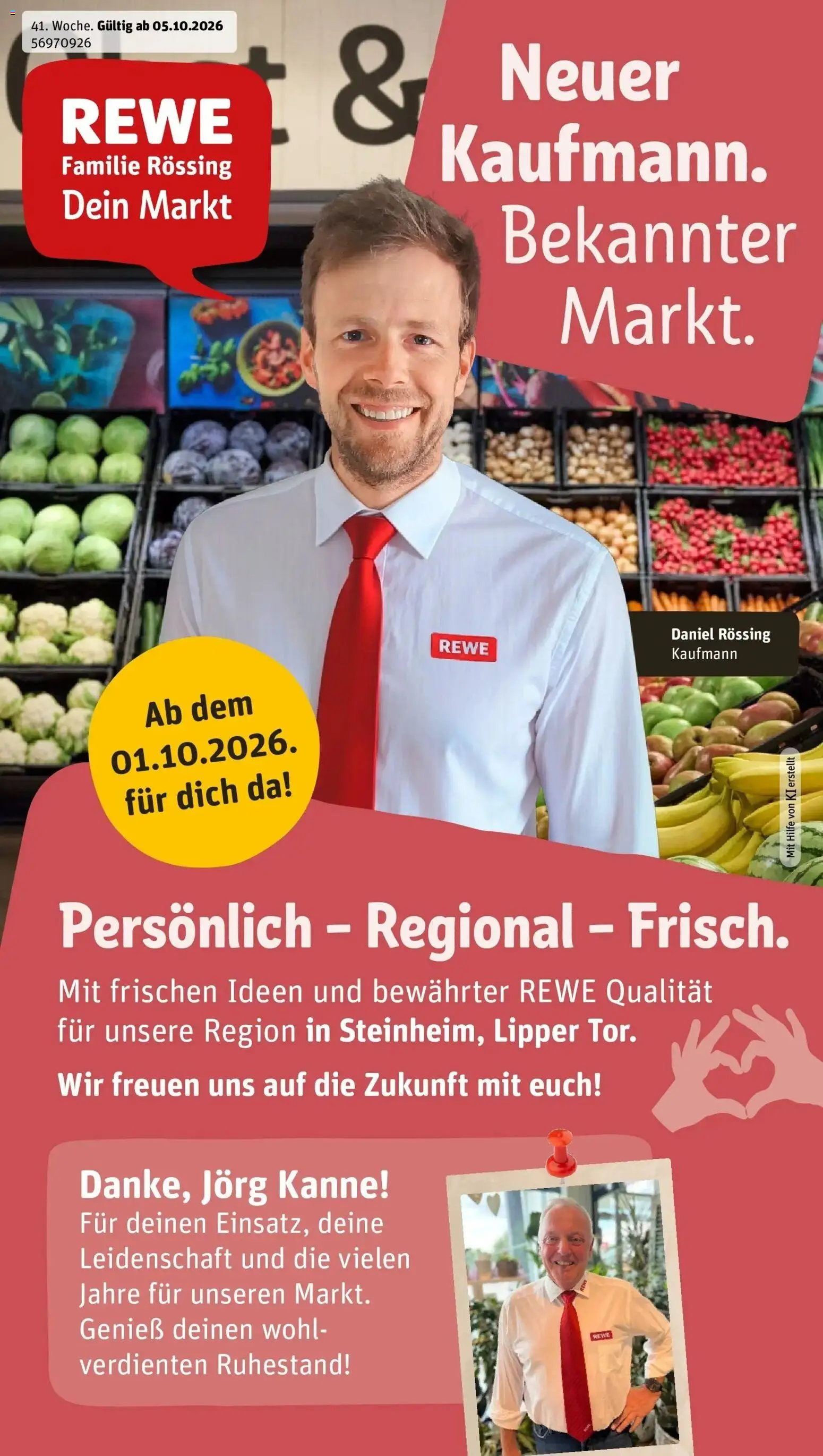 Vorschau von dem Prospekt des Geschäftes Rewe, gültig ab dem 05.10.2026