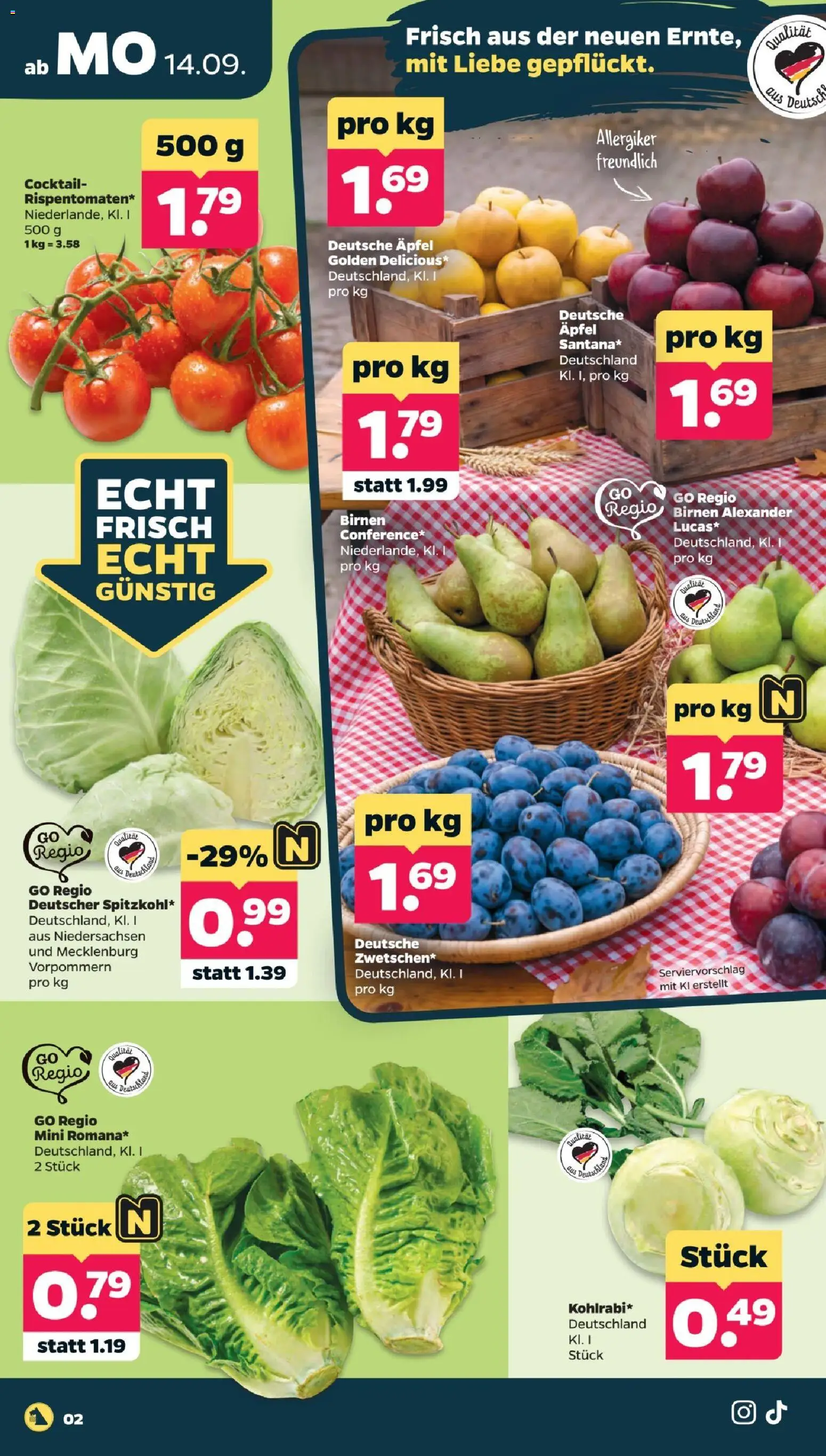 Vorschau von dem Prospekt des Geschäftes Netto, gültig ab dem 14.09.2026 - Äpfel