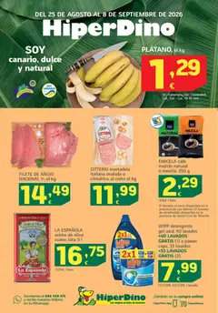 Vista previa del folleto de la tienda HiperDino válido desde el 25/08/2026 