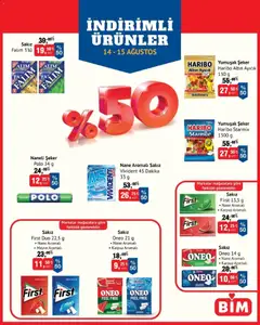 BİM BİM - İndirimli Ürünler 14.08.2026 - Broşürünün önizlemesi