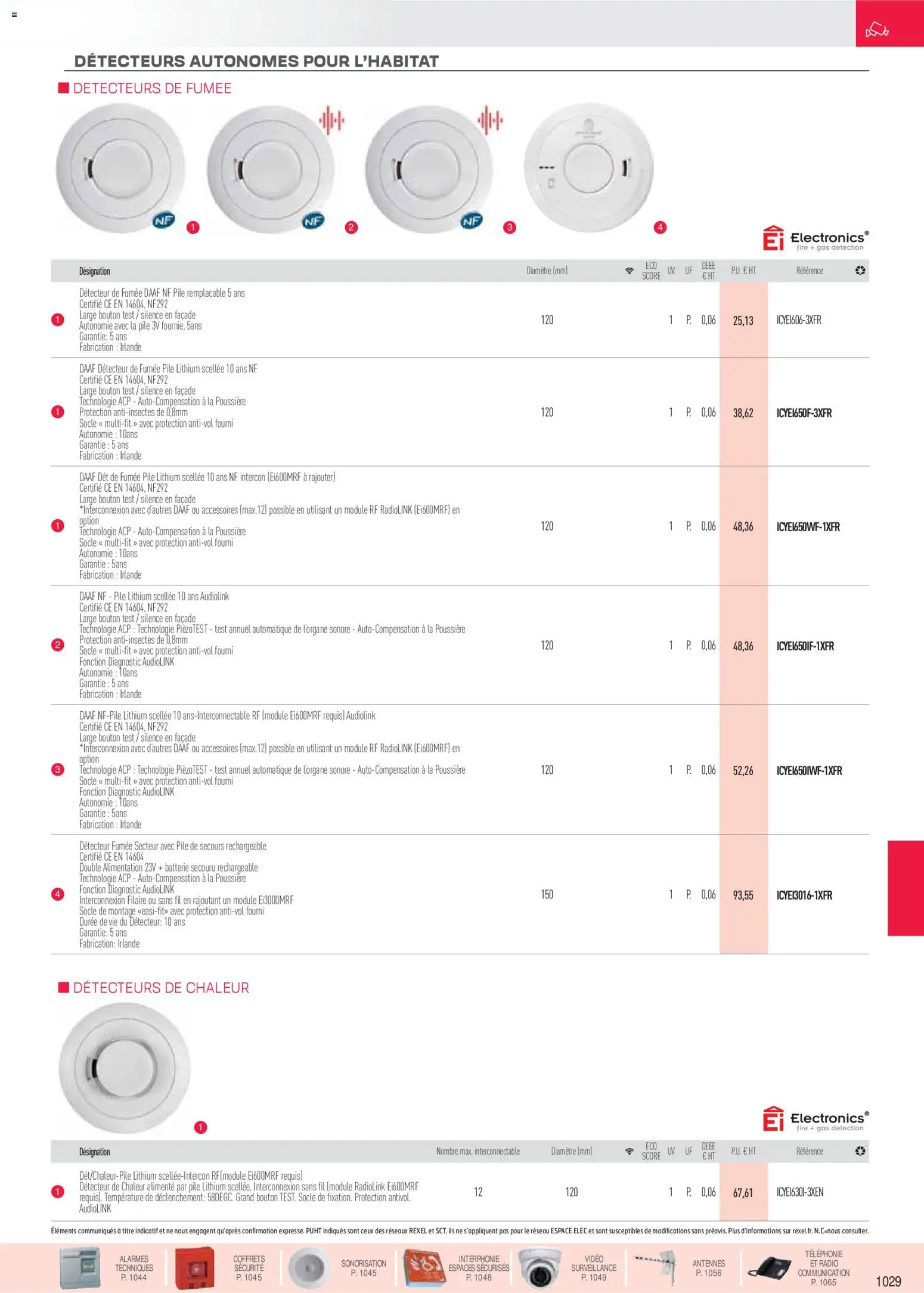 Prévisualisation de Brochure sécurité, communication du magasin Rexel formulaire valide 18/11/2025 - Vidéo, Radio, Alimentation, Batterie, Détecteur de fumée