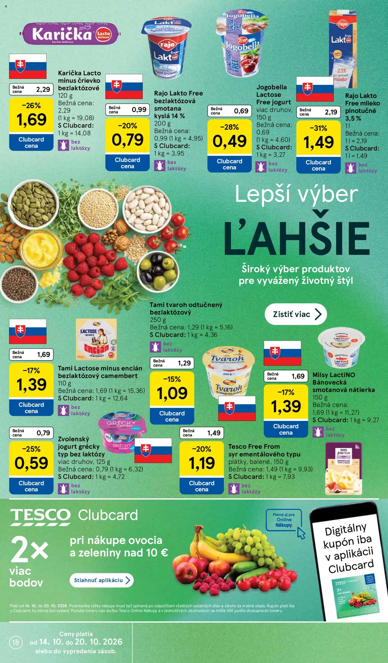 Náhľad Tesco letáku platného od 14.10.2026