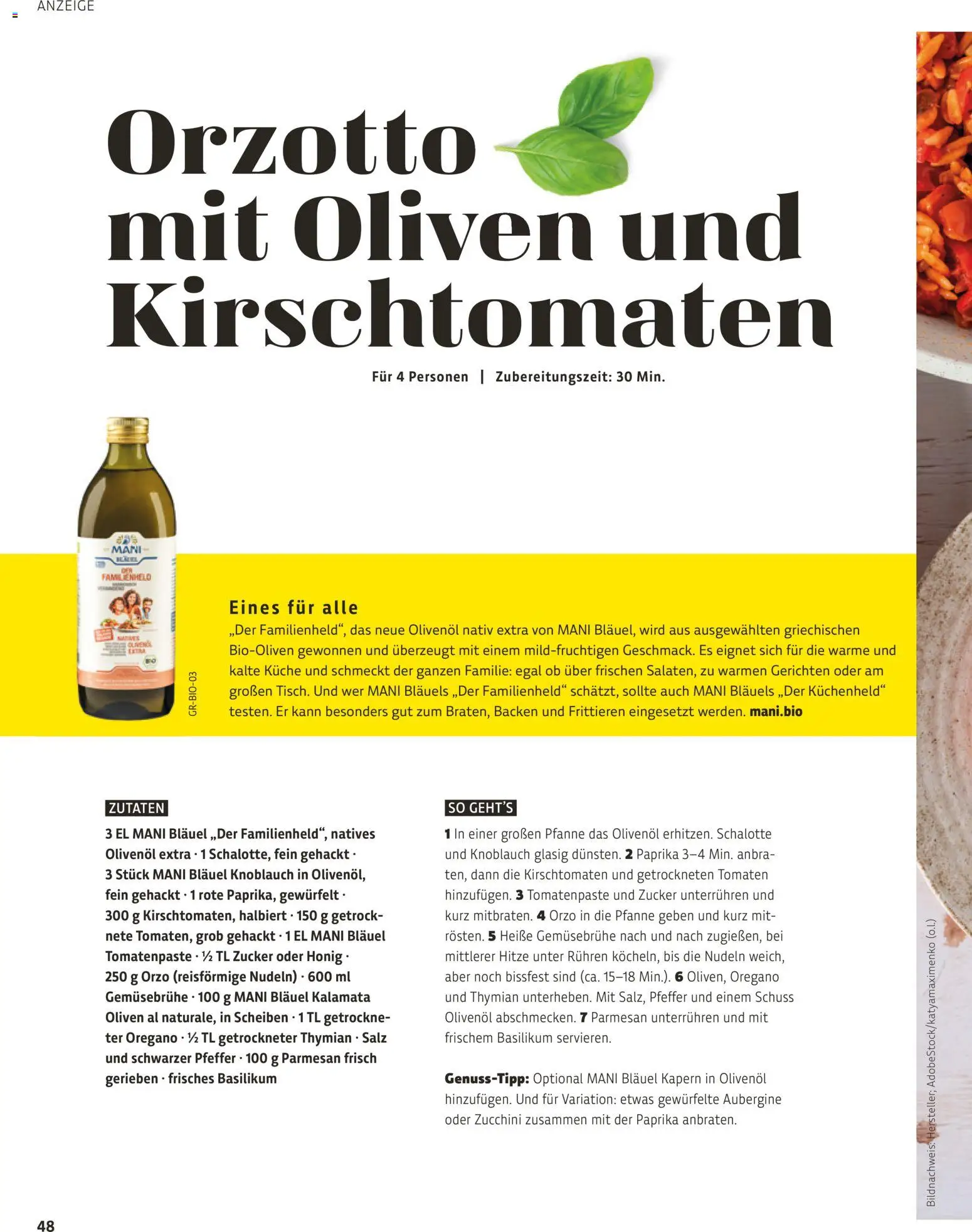 Vorschau von dem Prospekt des Geschäftes BioMarkt, gültig ab dem 26.10.2026 - Zucchini, Aubergine, Paprika, Knoblauch, Zucker, Salz, Kirschtomaten, Olivenol