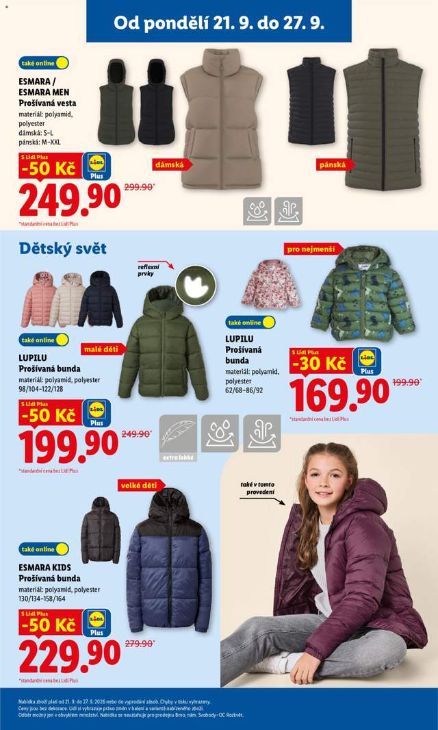 Nový Lidl leták od 21.09.
