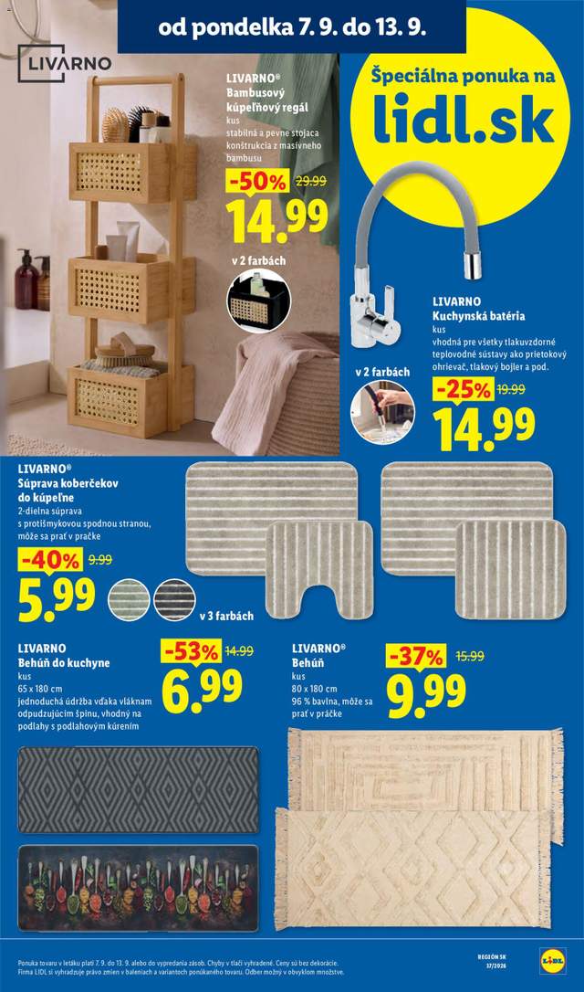 Nový Lidl leták od 07.09.