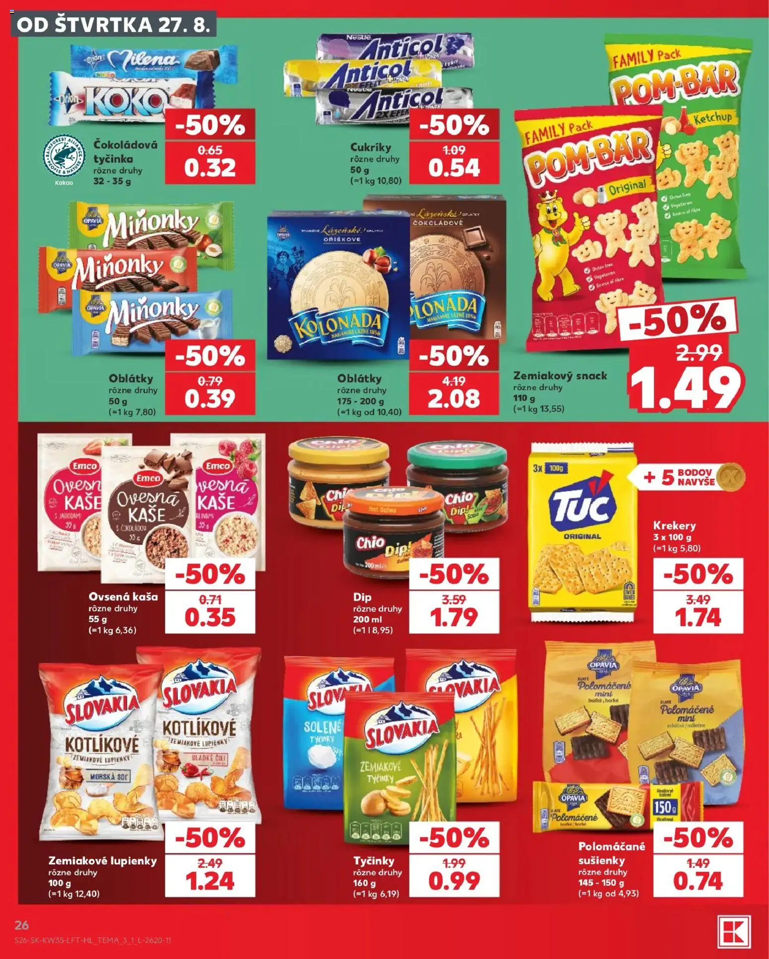 Náhľad Kaufland letáku platného od 27.08.2026