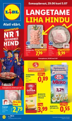 Lidl kliendilehe eelvaade alates 29.06.2026