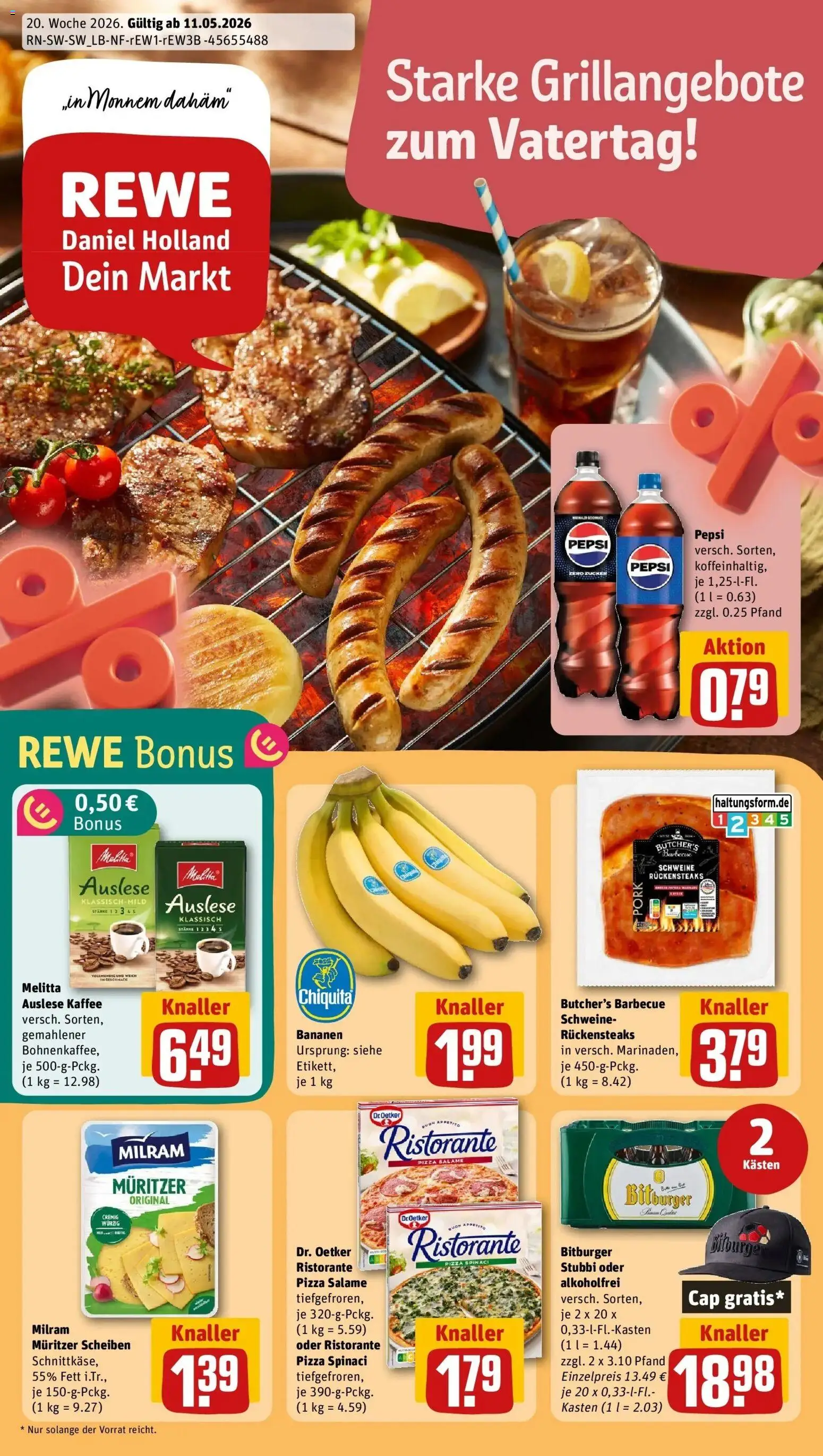 Vorschau von dem Prospekt des Geschäftes Rewe, gültig ab dem 10.05.2026