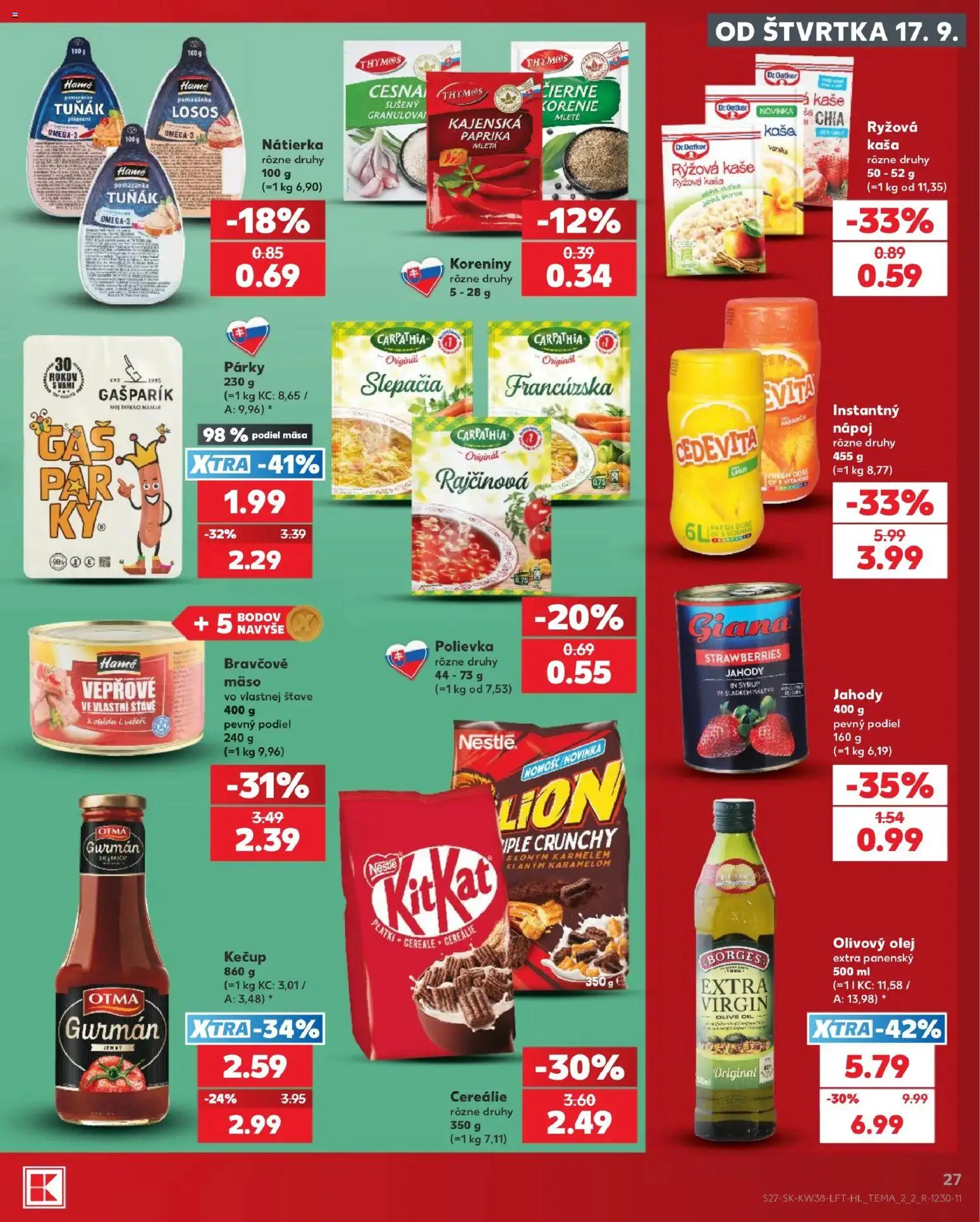 Náhľad Kaufland letáku platného od 17.09.2026