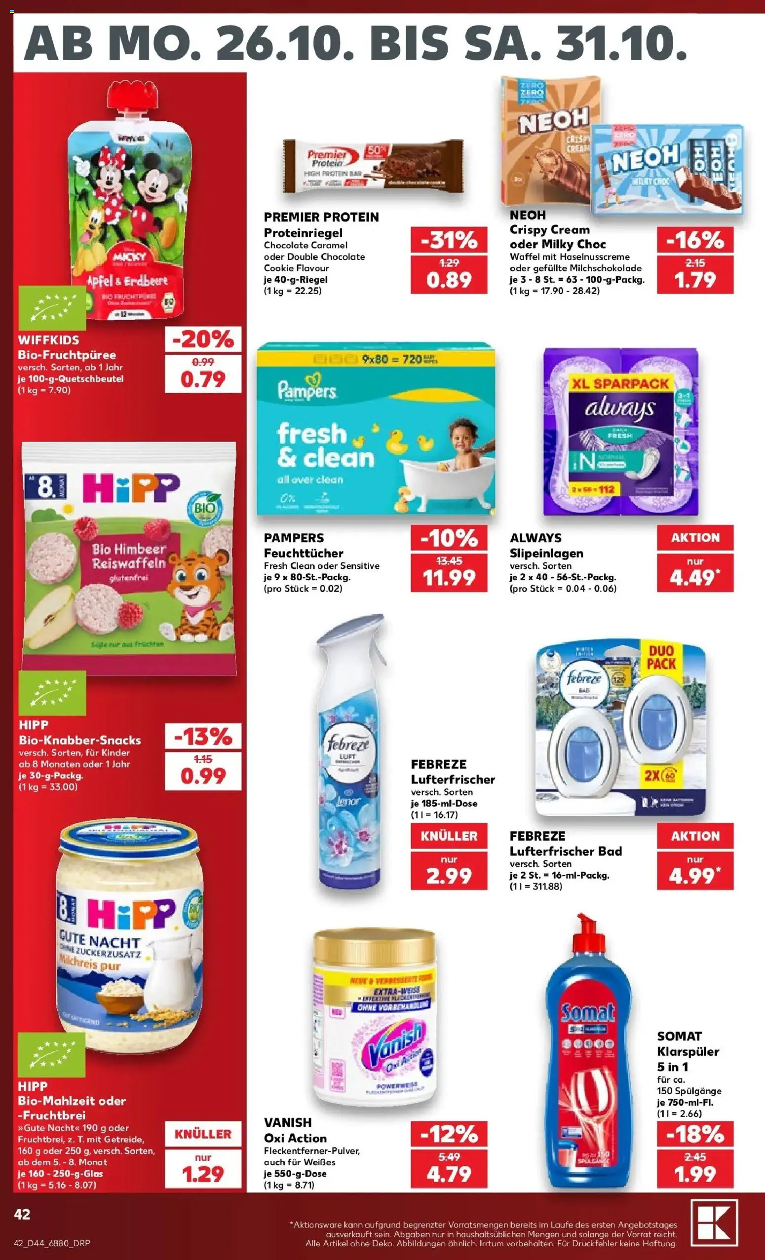 Vorschau von dem Prospekt des Geschäftes Kaufland, gültig ab dem 26.10.2026
