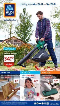 Vorschau von dem Prospekt des Geschäftes Aldi Süd, gültig ab dem 24.08.2026