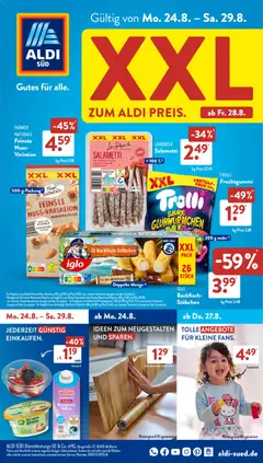 Vorschau von dem Prospekt des Geschäftes Aldi Süd, gültig ab dem 24.08.2026