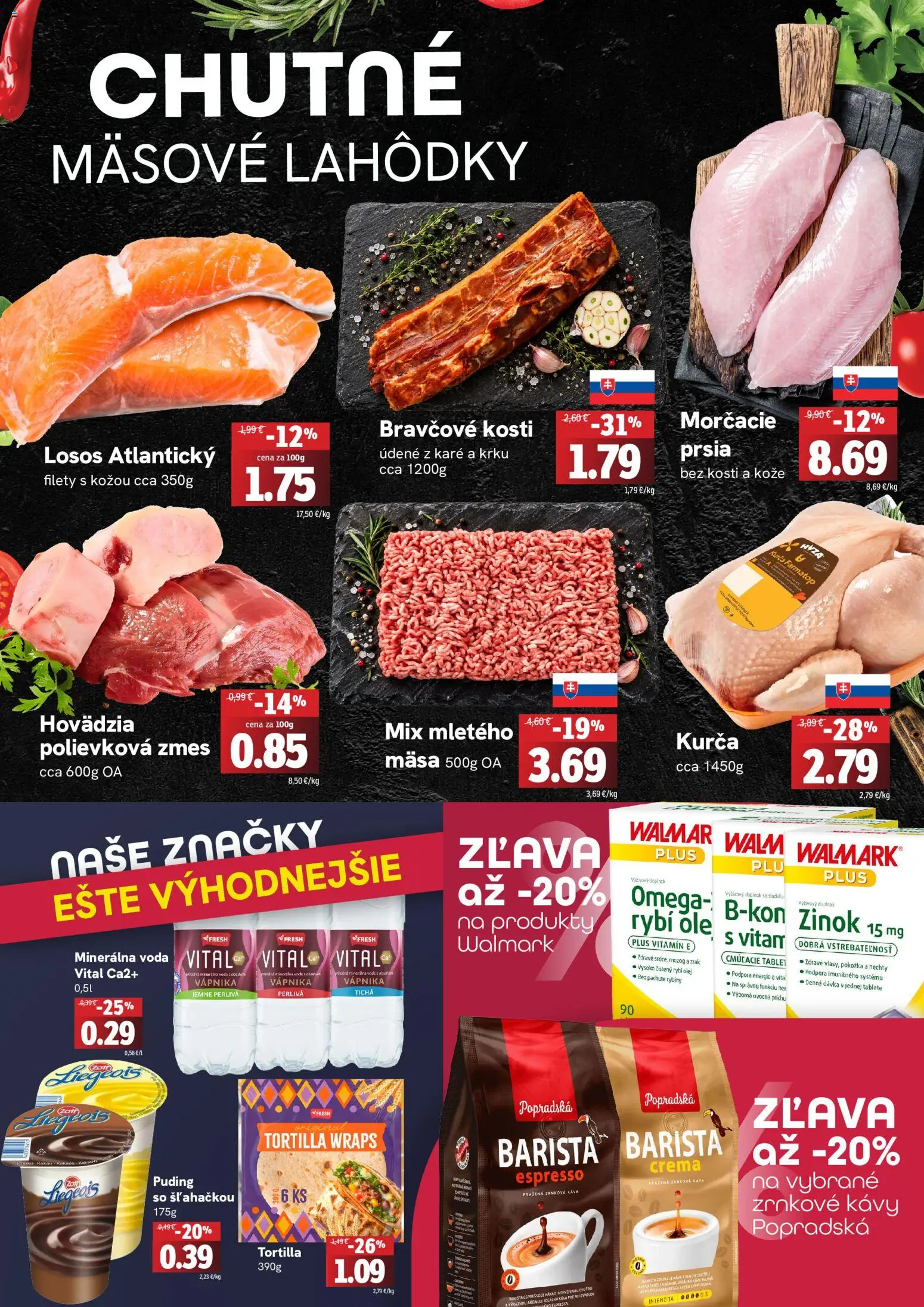 Náhľad Fresh letáku platného od 15.10.2026 - Káva, Tablet, Losos, Olej, Rybí olej, Zrnková káva, Barista, Minerálna voda