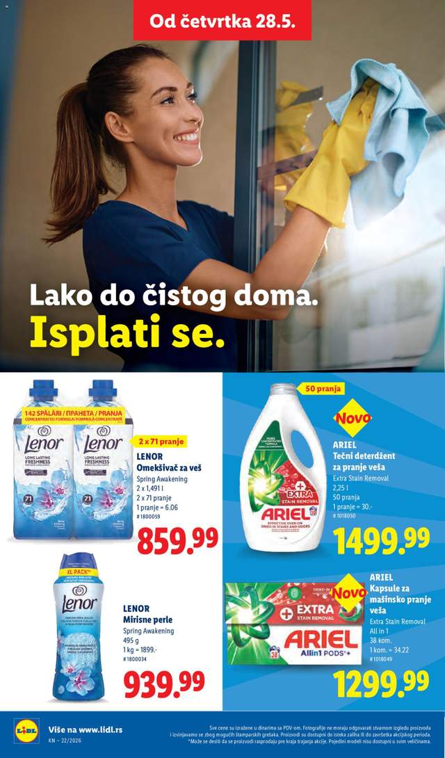 Novi Lidl katalog od 28.05.