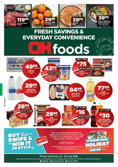 Preview of OK Foods flyer valid from 15/07/2026