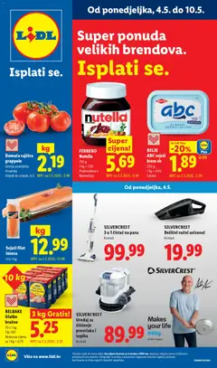 Pregled letka Lidl Katalog trgovine Lidl vrijedi od 04.05.2026