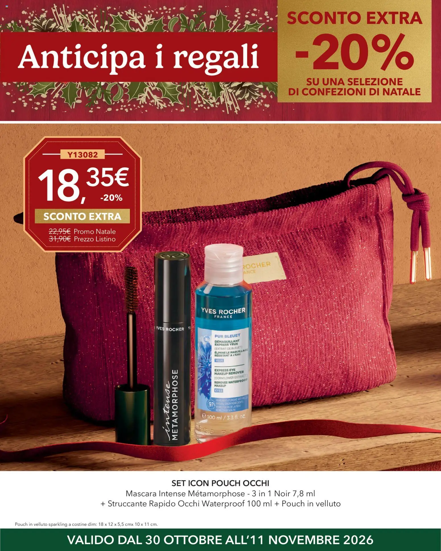 Anteprima dell'opuscolo Yves Rocher catalogo Anticipa I Regali dal negozio Yves Rocher valido da 30/10/2026 - Mascara, Struccante