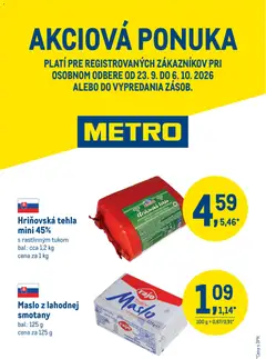 Náhľad Metro letáku platného od 23.09.2026