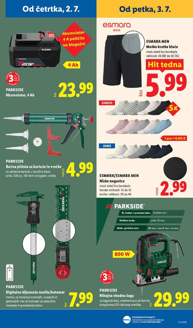 Novi Lidl katalog od 02.07.