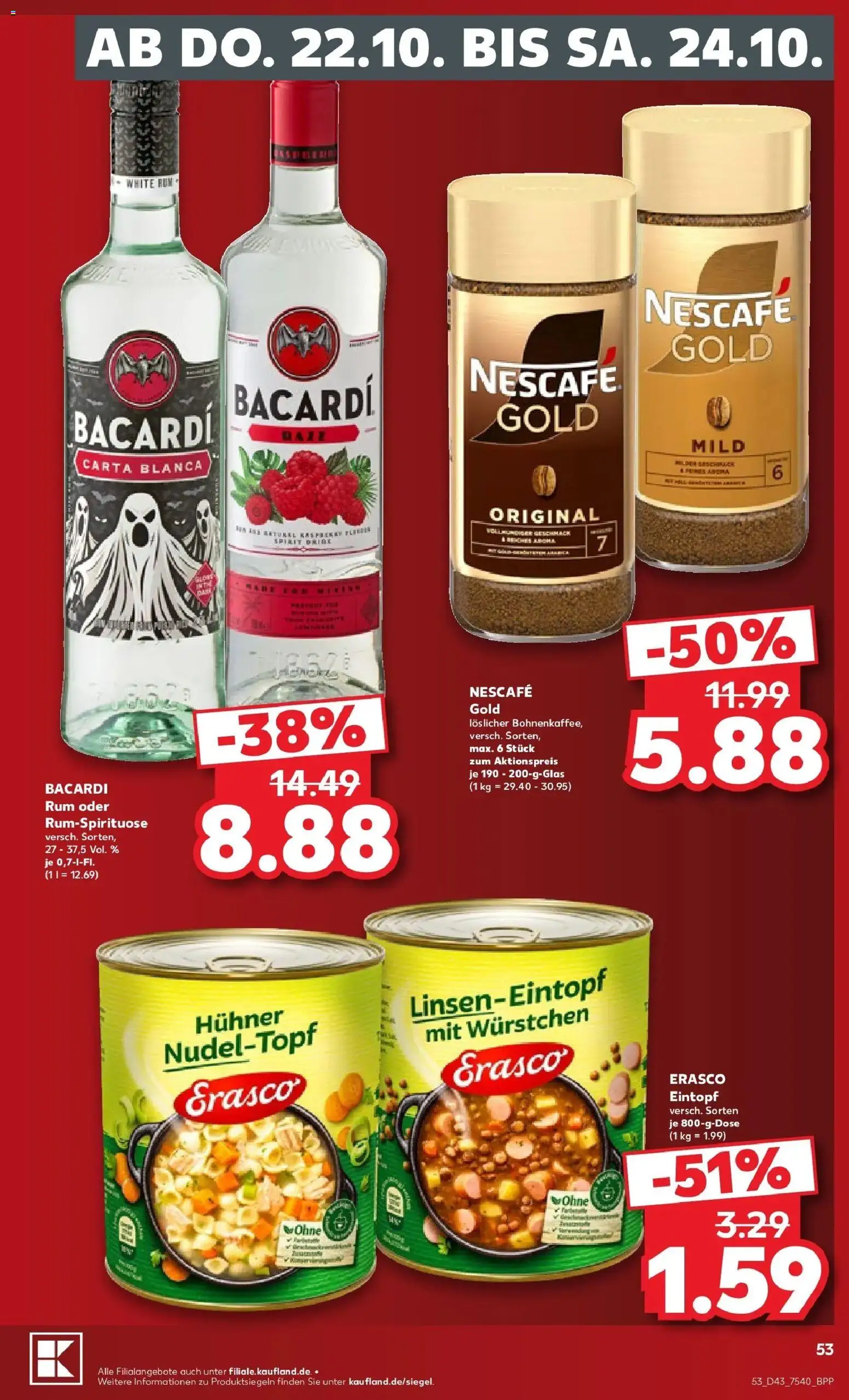 Vorschau von dem Prospekt des Geschäftes Kaufland, gültig ab dem 19.10.2026