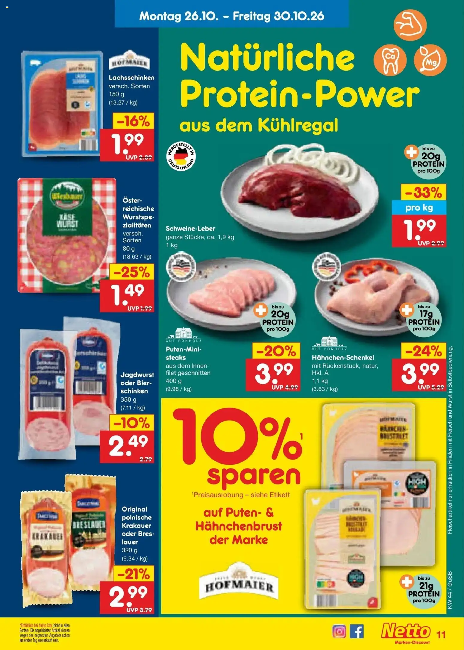 Vorschau von dem Prospekt des Geschäftes Netto Marken-Discount, gültig ab dem 26.10.2026
