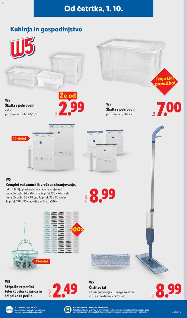 Novi Lidl katalog od 01.10.