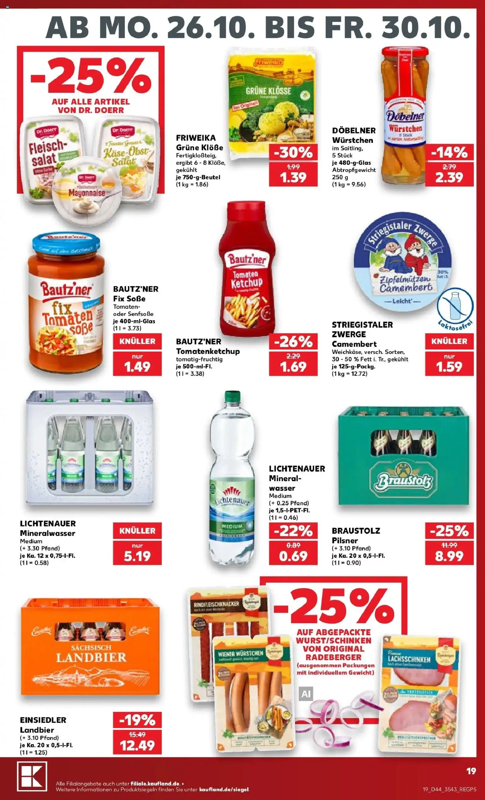 Vorschau von dem Prospekt des Geschäftes Kaufland, gültig ab dem 26.10.2026