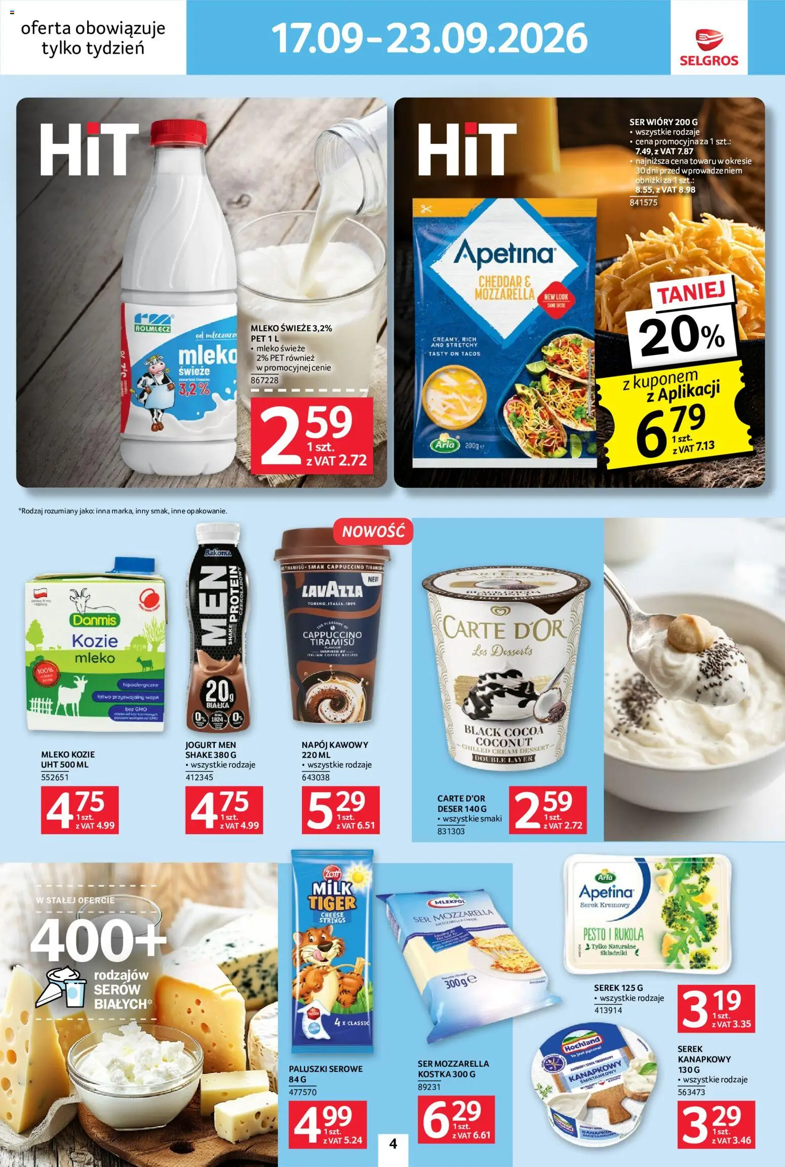 Pogląd gazetki "Selgros cash&carry gazetka - Jeszcze więcej super promocji" ze sklepu Selgros cash&carry ważnej od 17.09.2026