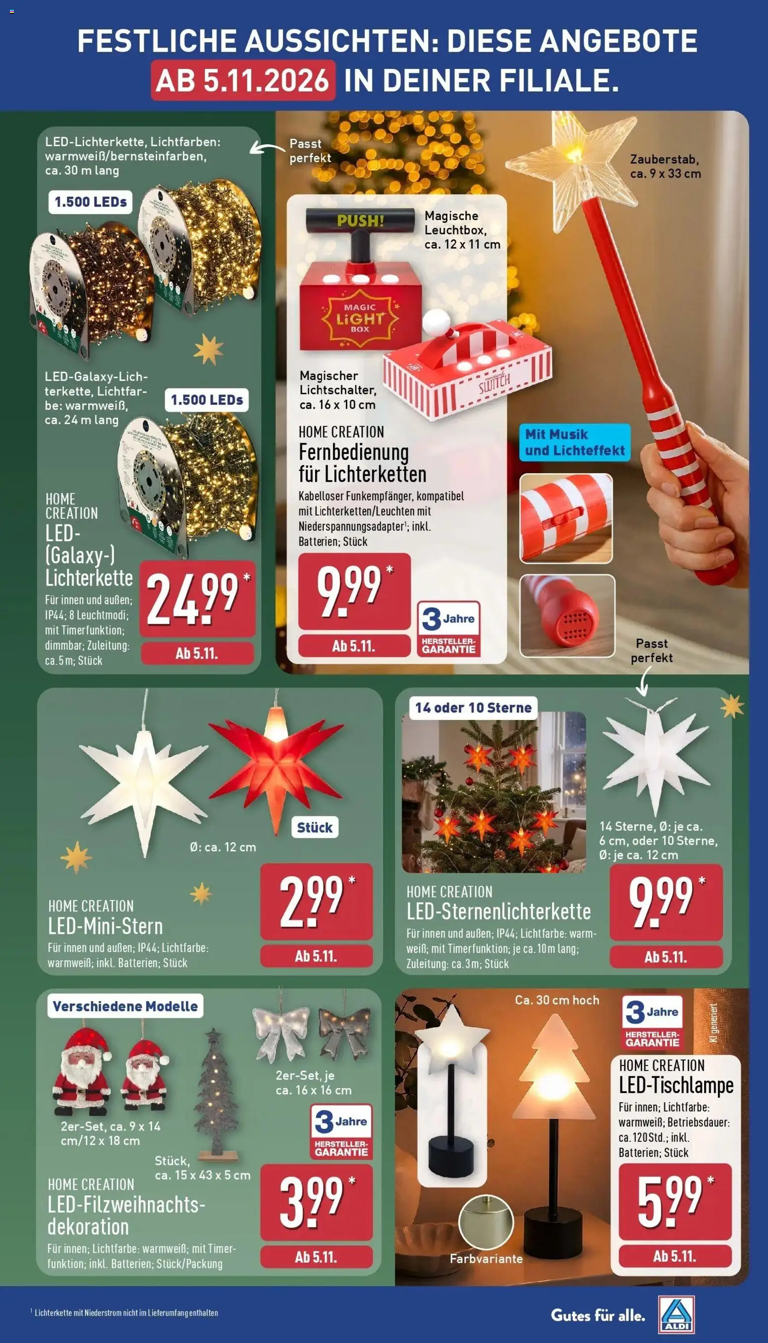 Vorschau von dem Prospekt des Geschäftes Aldi, gültig ab dem 26.10.2026